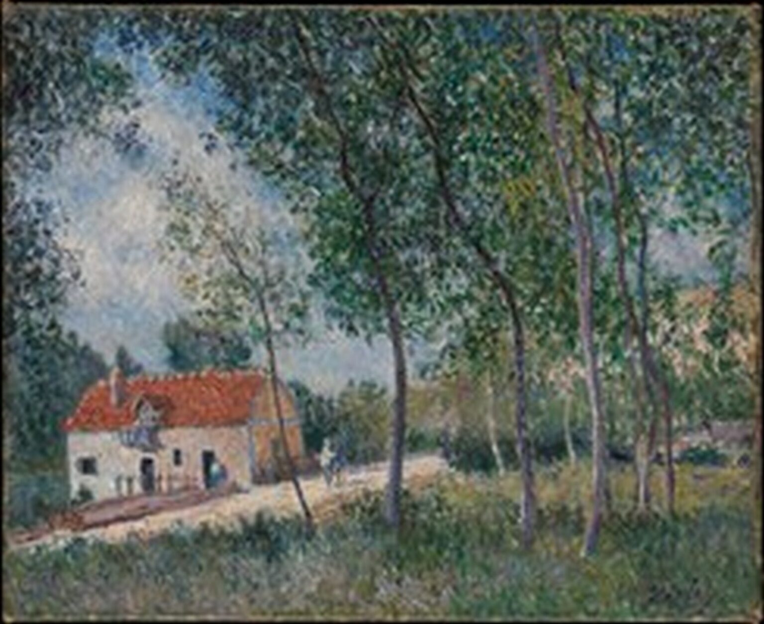 Sisley The Road from Moret to Saint-Mammès (1883-85)