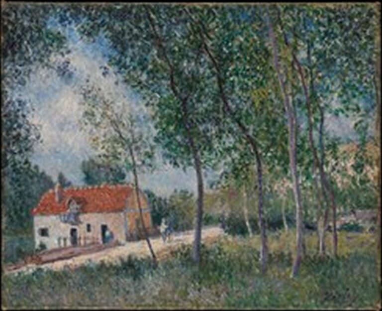 Sisley The Road from Moret to Saint-Mammès (1883-85)