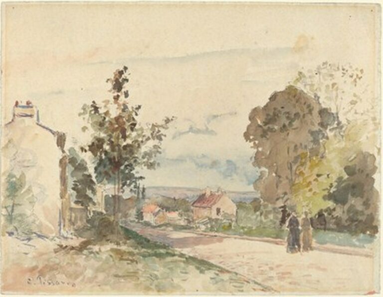 Pissarro The Road from Versailles to Louveciennes (c. 1872)