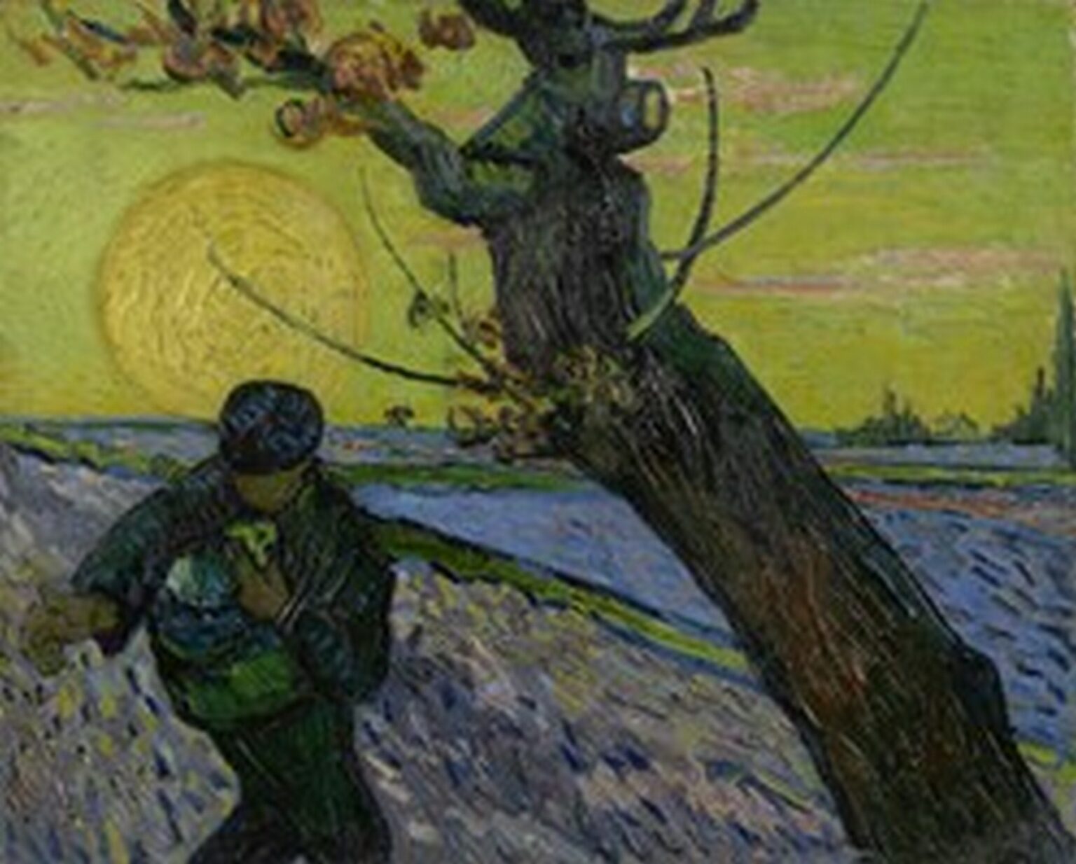 Van Gogh The Sower with Setting Sun (1888)