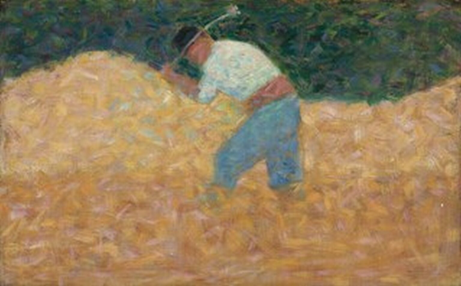 Seurat The Stone Breaker (c. 1882)