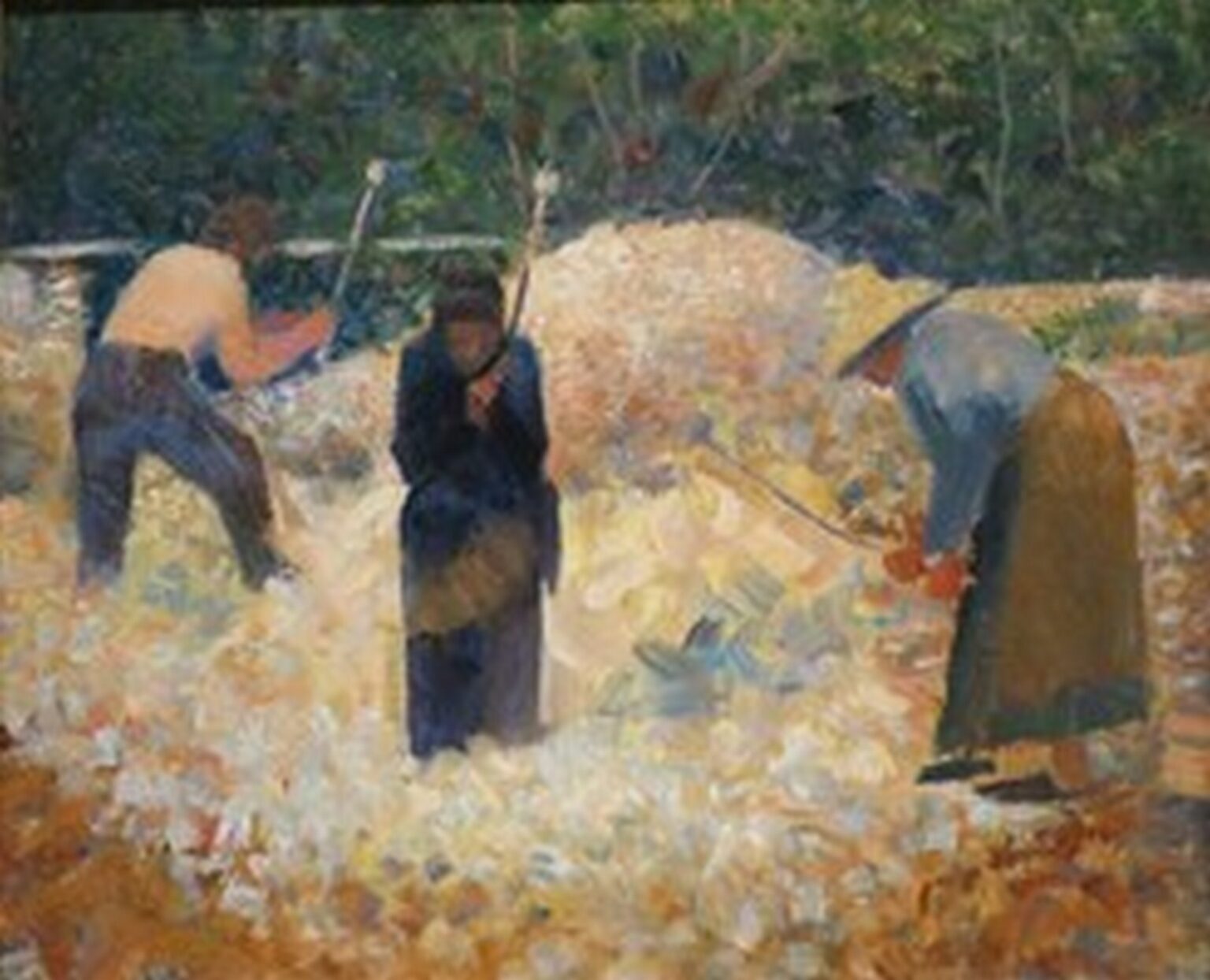 Seurat The Stone Breakers, Le-Raincy (1882)