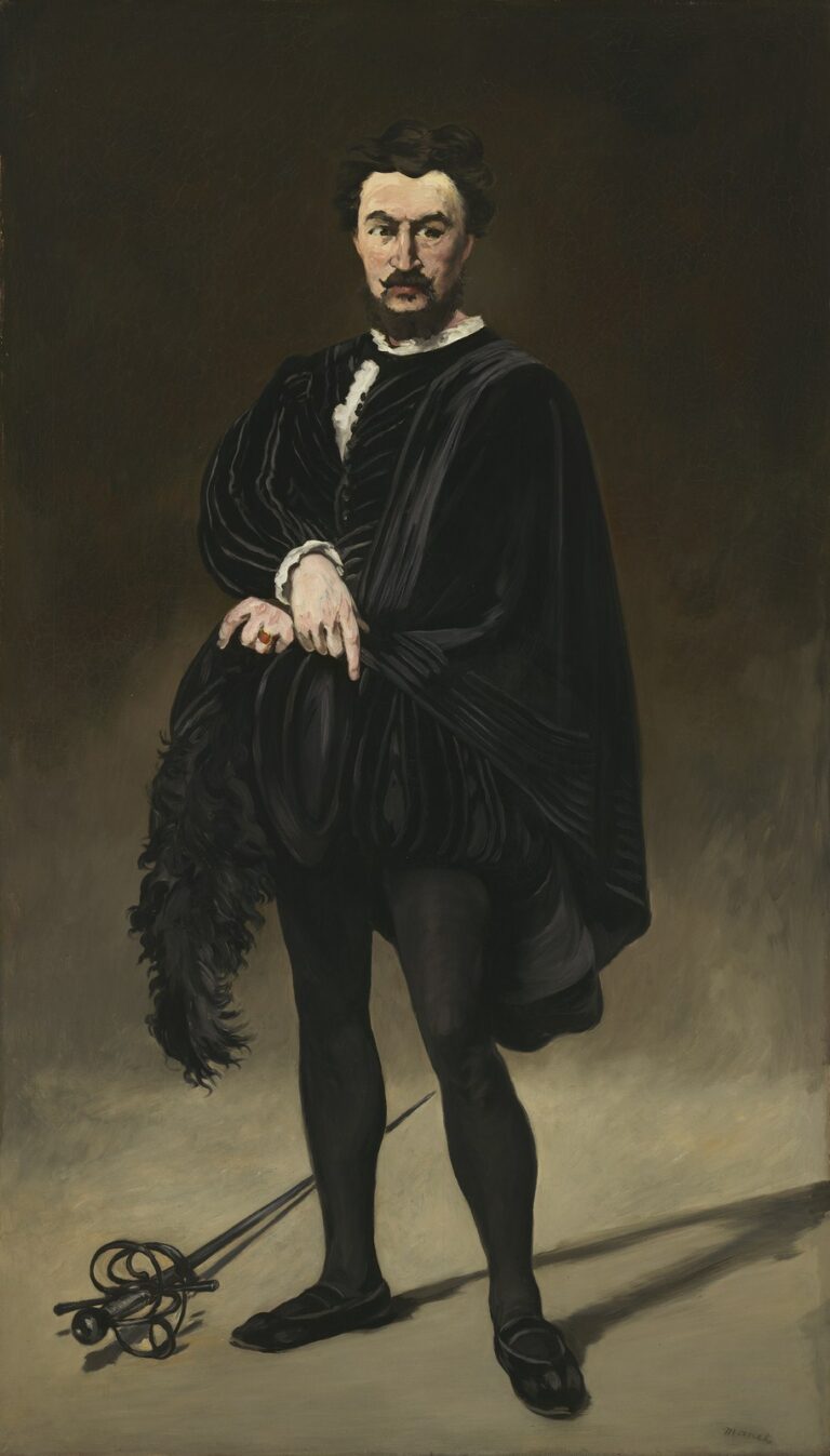 Manet The Tragic Actor (Rouvière as Hamlet, 1866)