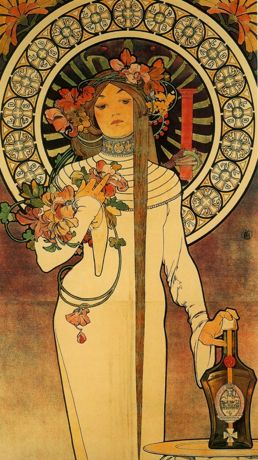 Mucha The Trappistine (1897, detail)
