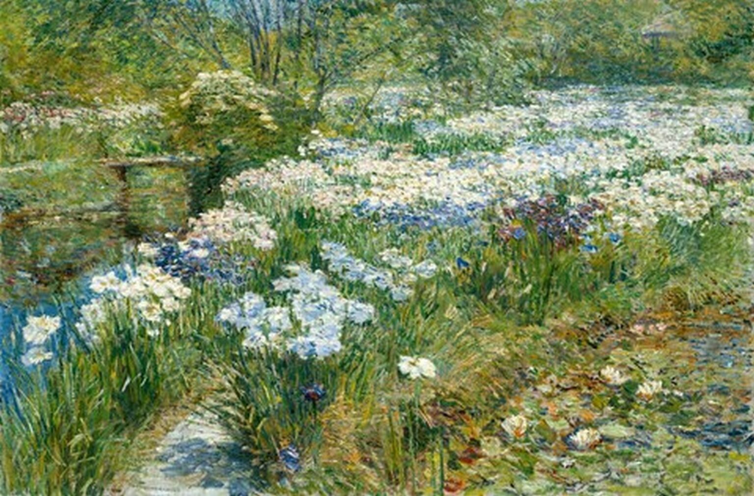 Hassam The Water Garden (1909)