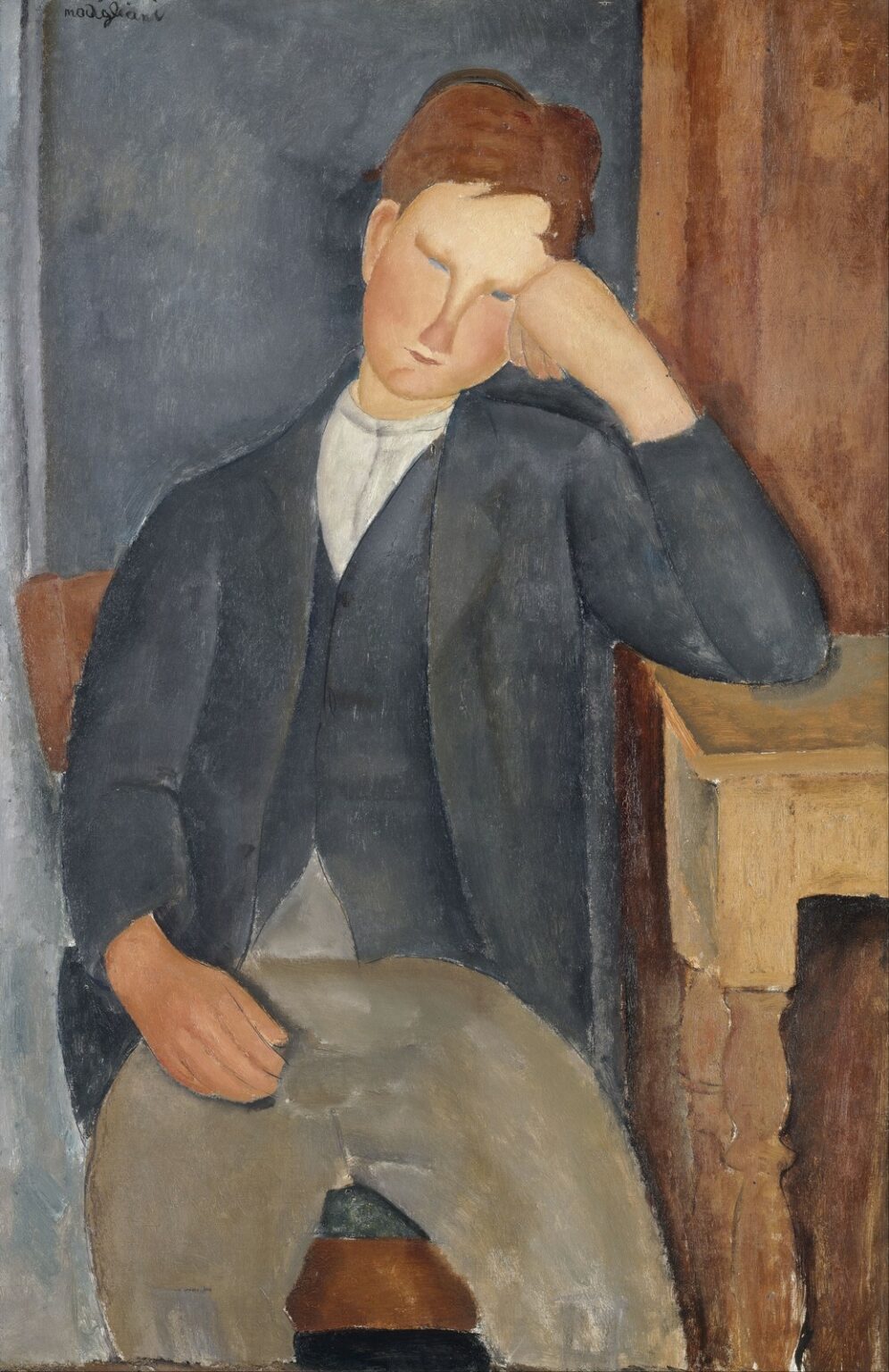 Modigliani The Young Apprentice (1918)
