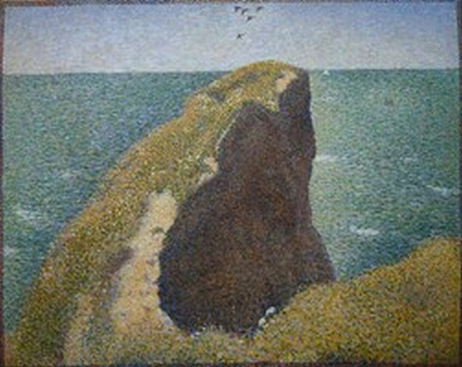 Seurat The beak of hoc, Grandcamp (1885)