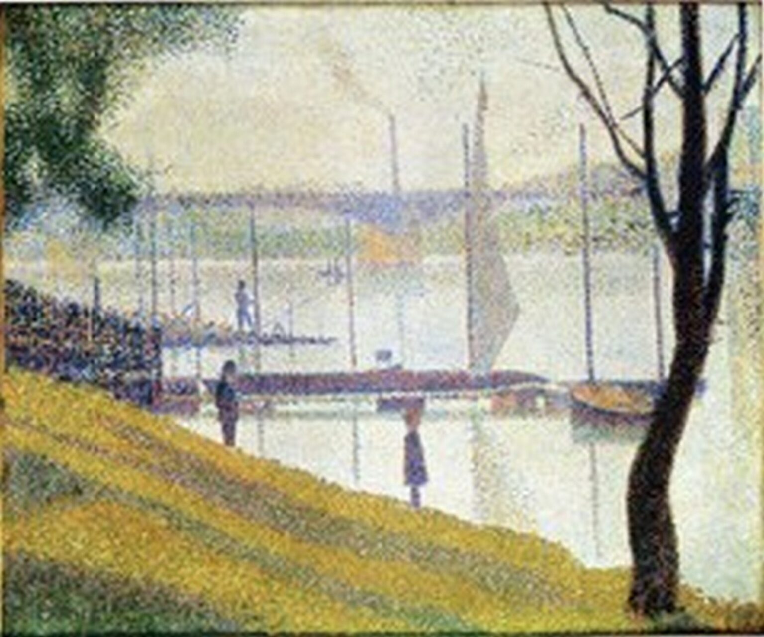 Seurat The bridge at Courbevoie (1887)