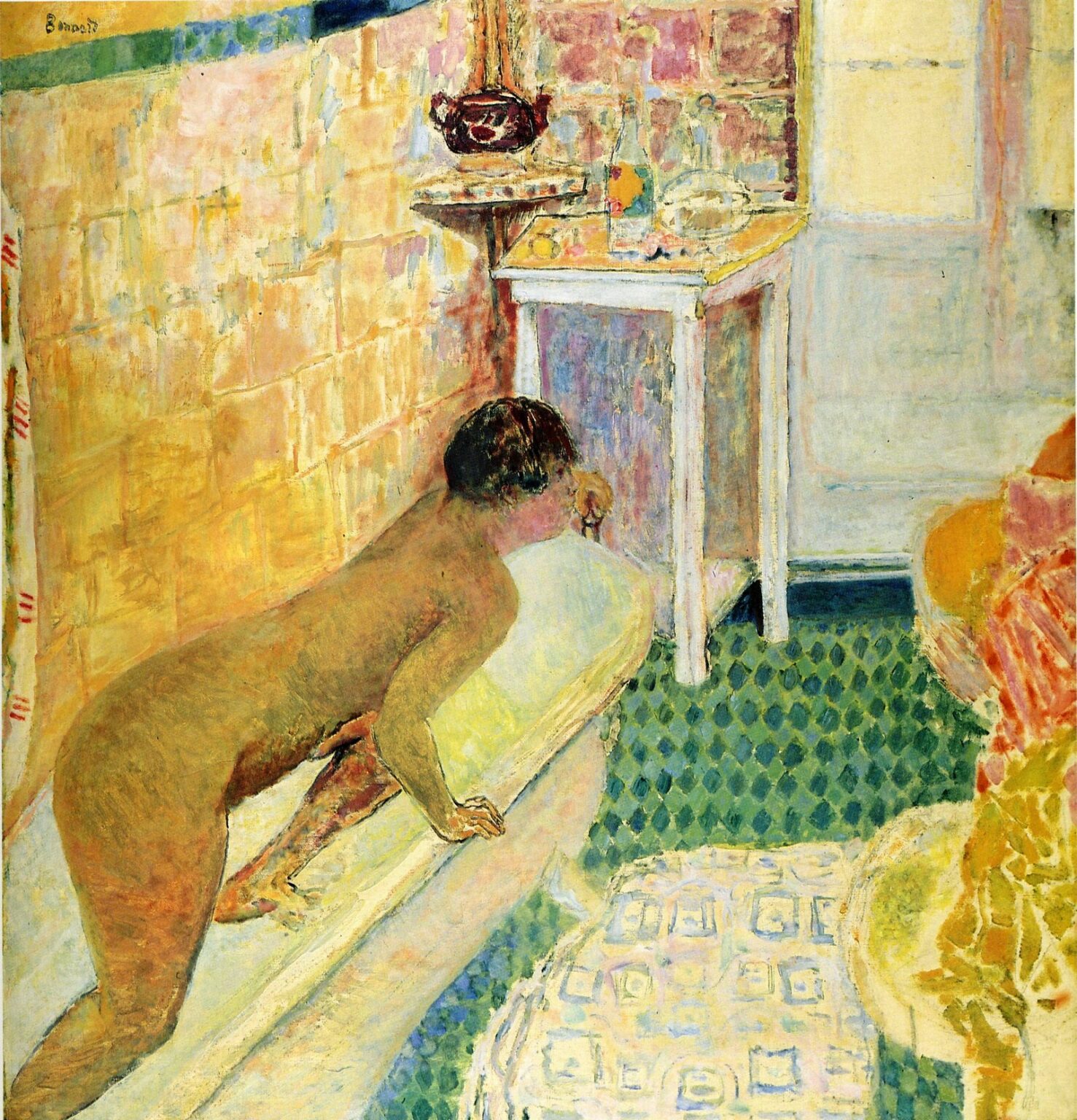 Bonnard The exit of the bath (1930)