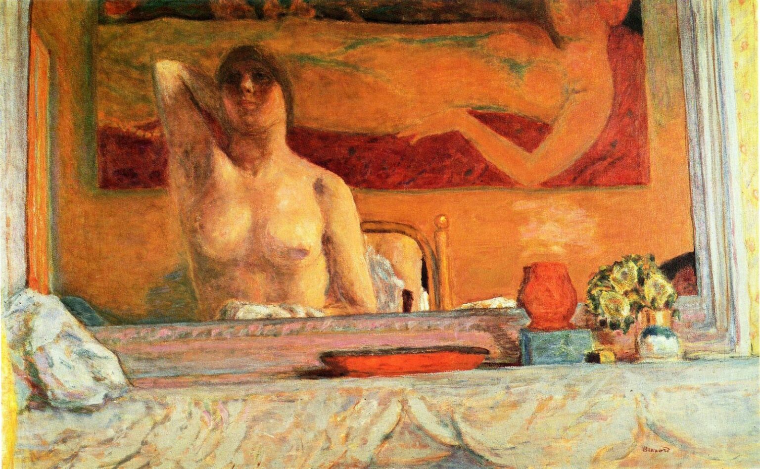 Bonnard The fireplace (1917)