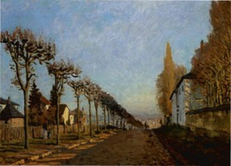 Sisley The lane of the Machine (1873)