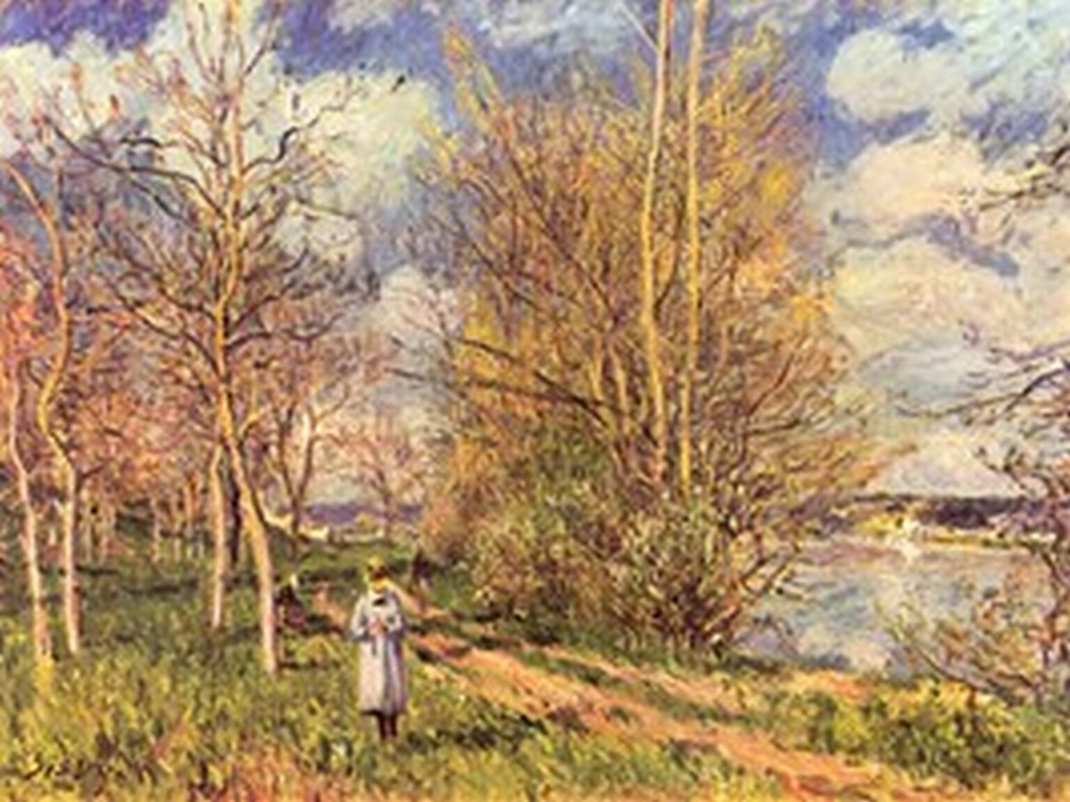 Sisley The small meadows in spring (1880)