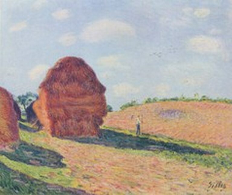 Sisley The Straw Rent (1895)