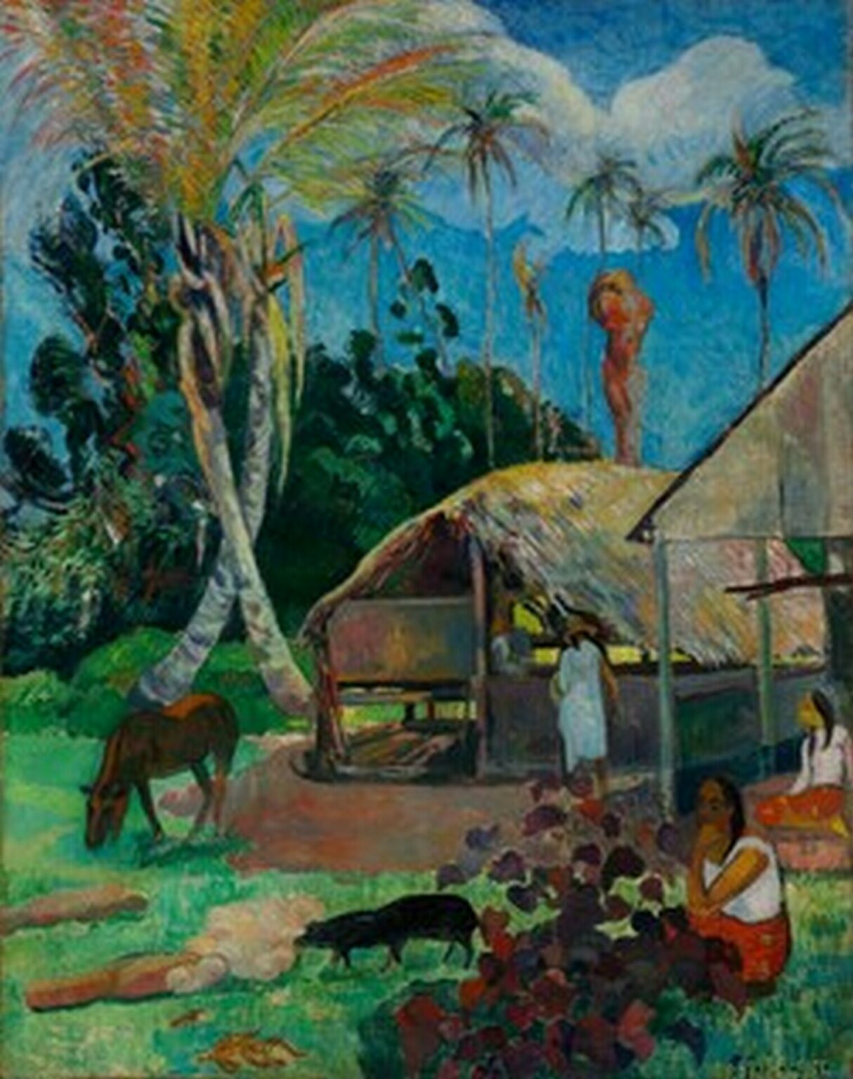 Gauguin The Black Pigs