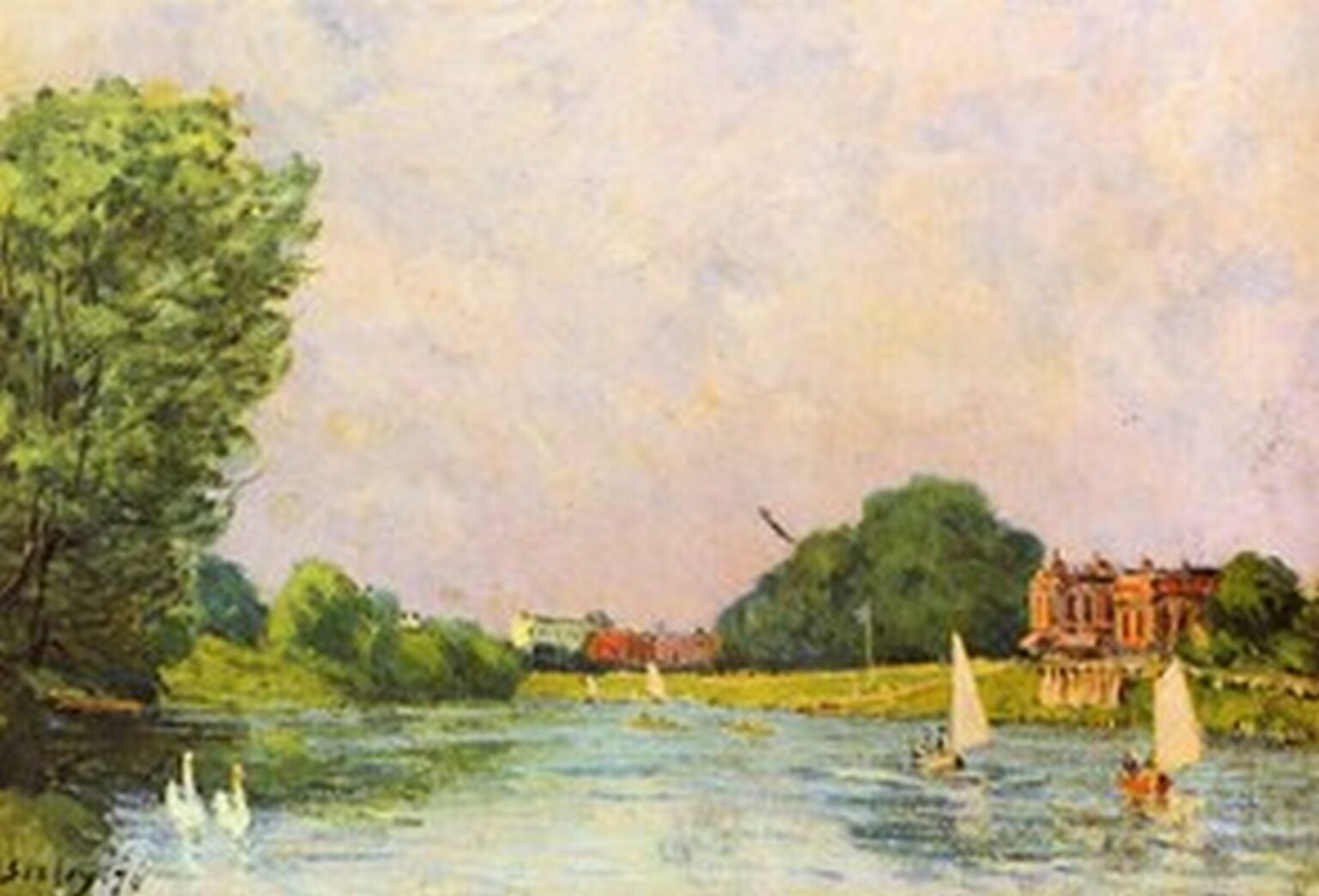 Sisley Themse bei Hampton Court