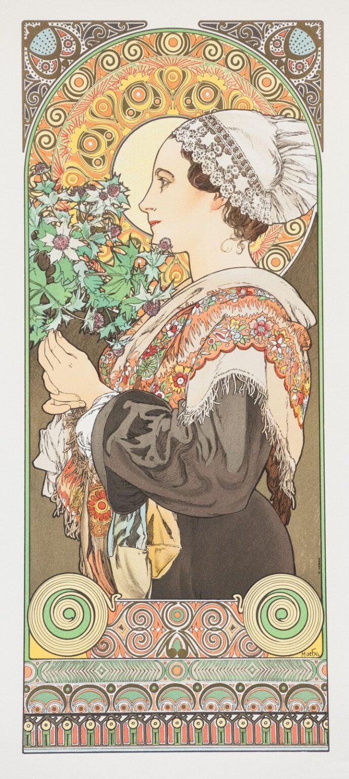 Mucha Thistle from the Sands (1902)
