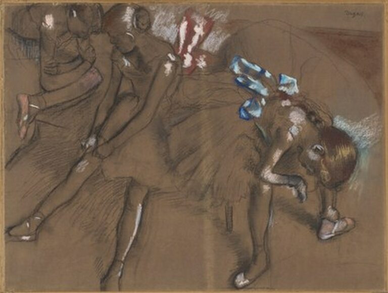 Degas Three Dancers Resting (c. 1880)