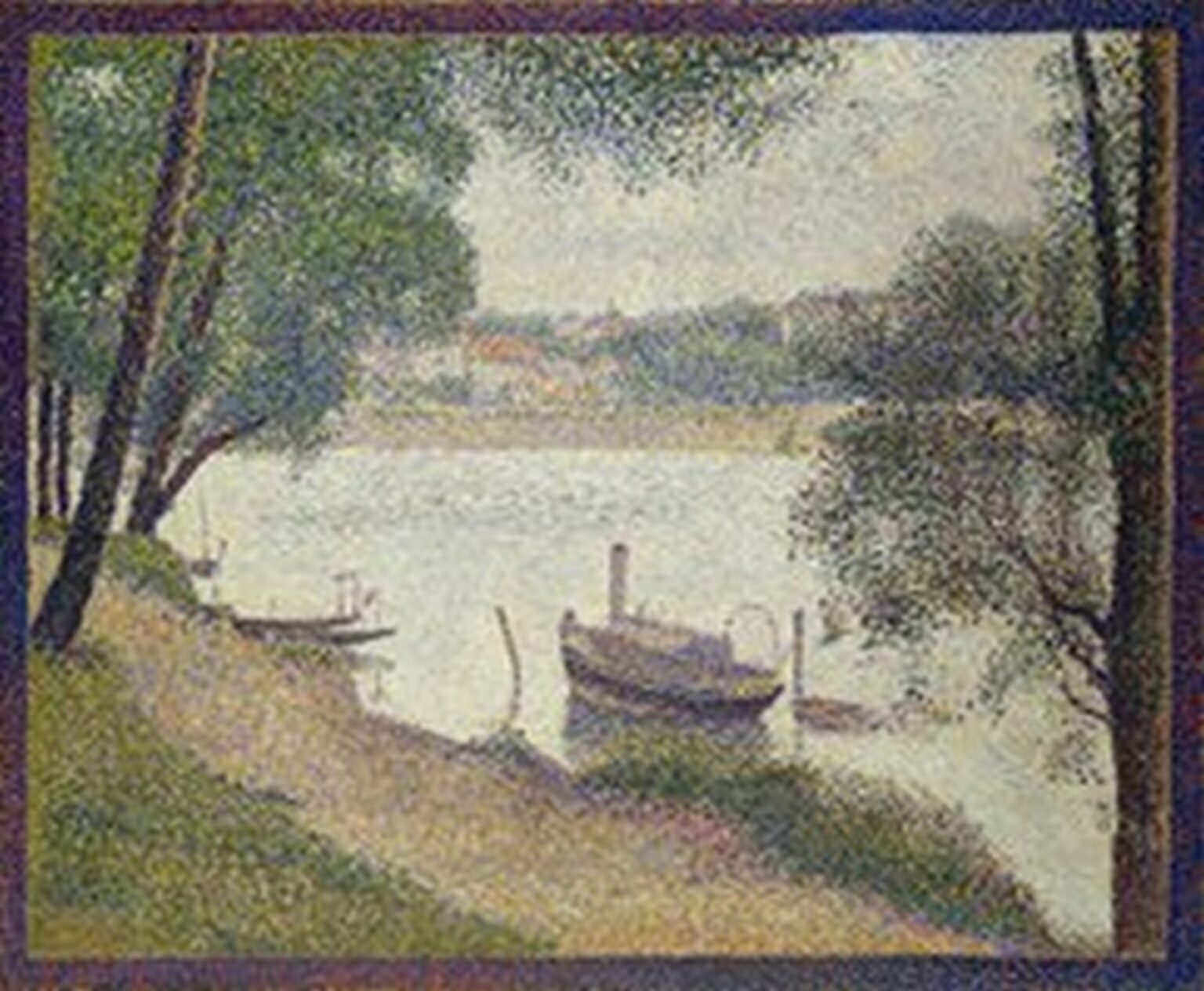 Seurat Tiempo gris, Grande Jatte (1888)
