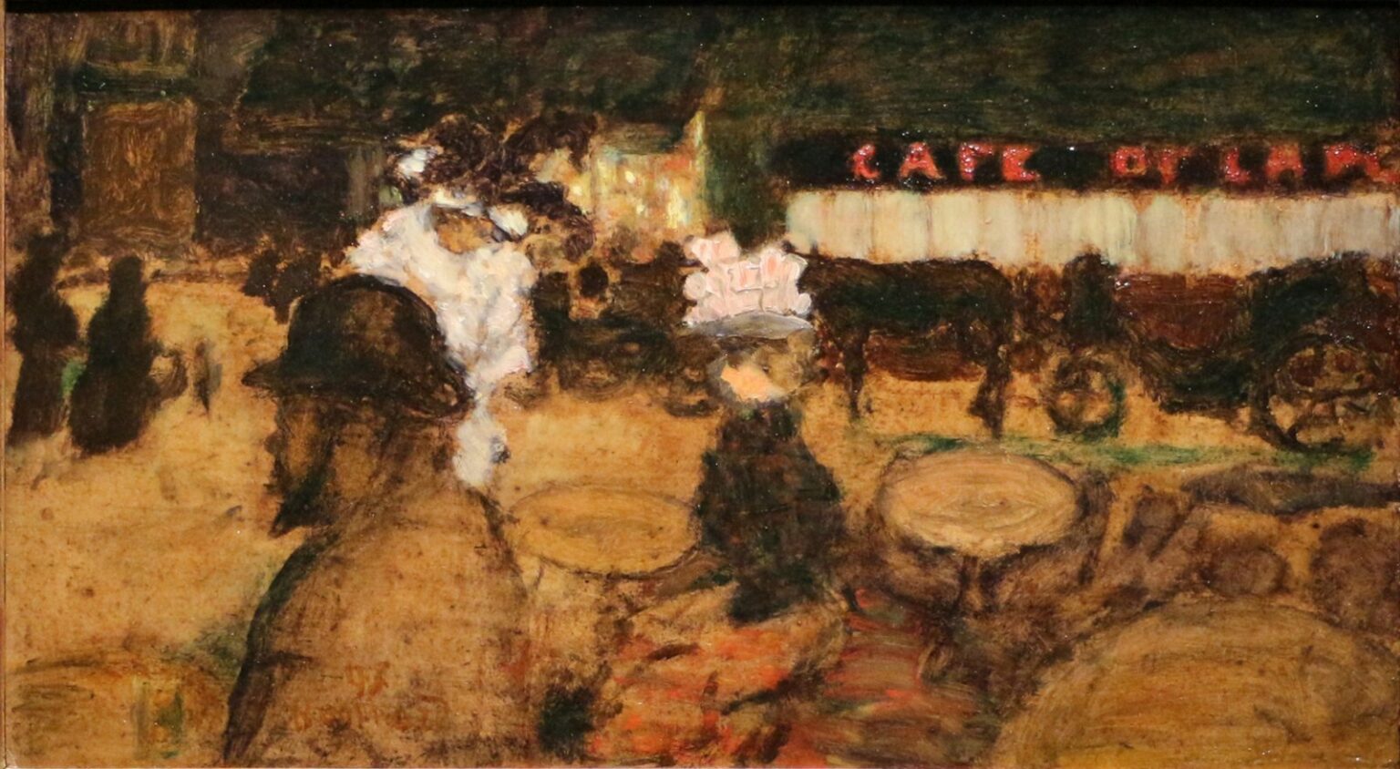 Bonnard Toulouse-Lautrec al caffe (La Terrazza, 1897)
