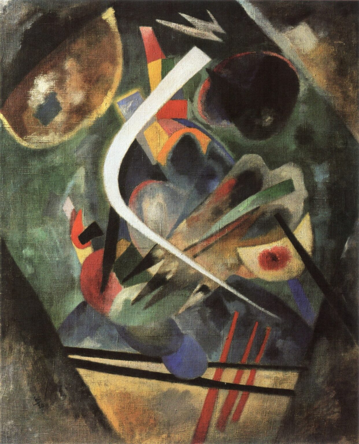 Kandinsky Trazo blanco (1920)