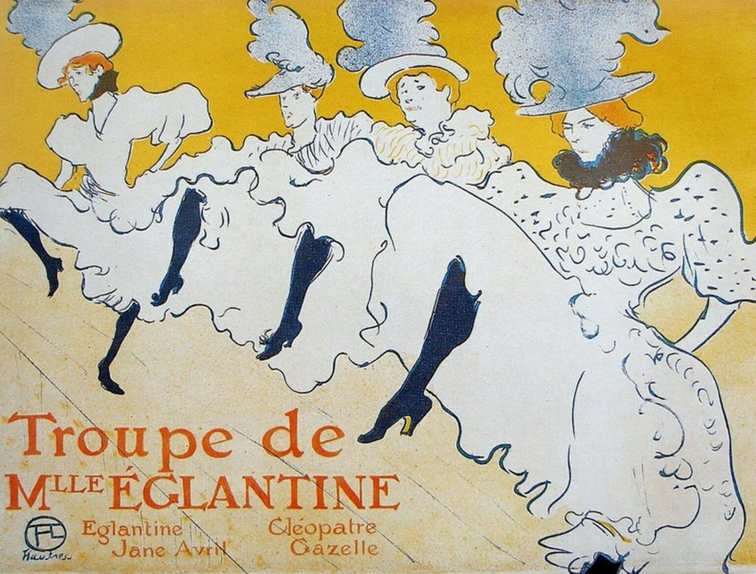 Toulouse-Lautrec Troupe de Mlle Eglantine