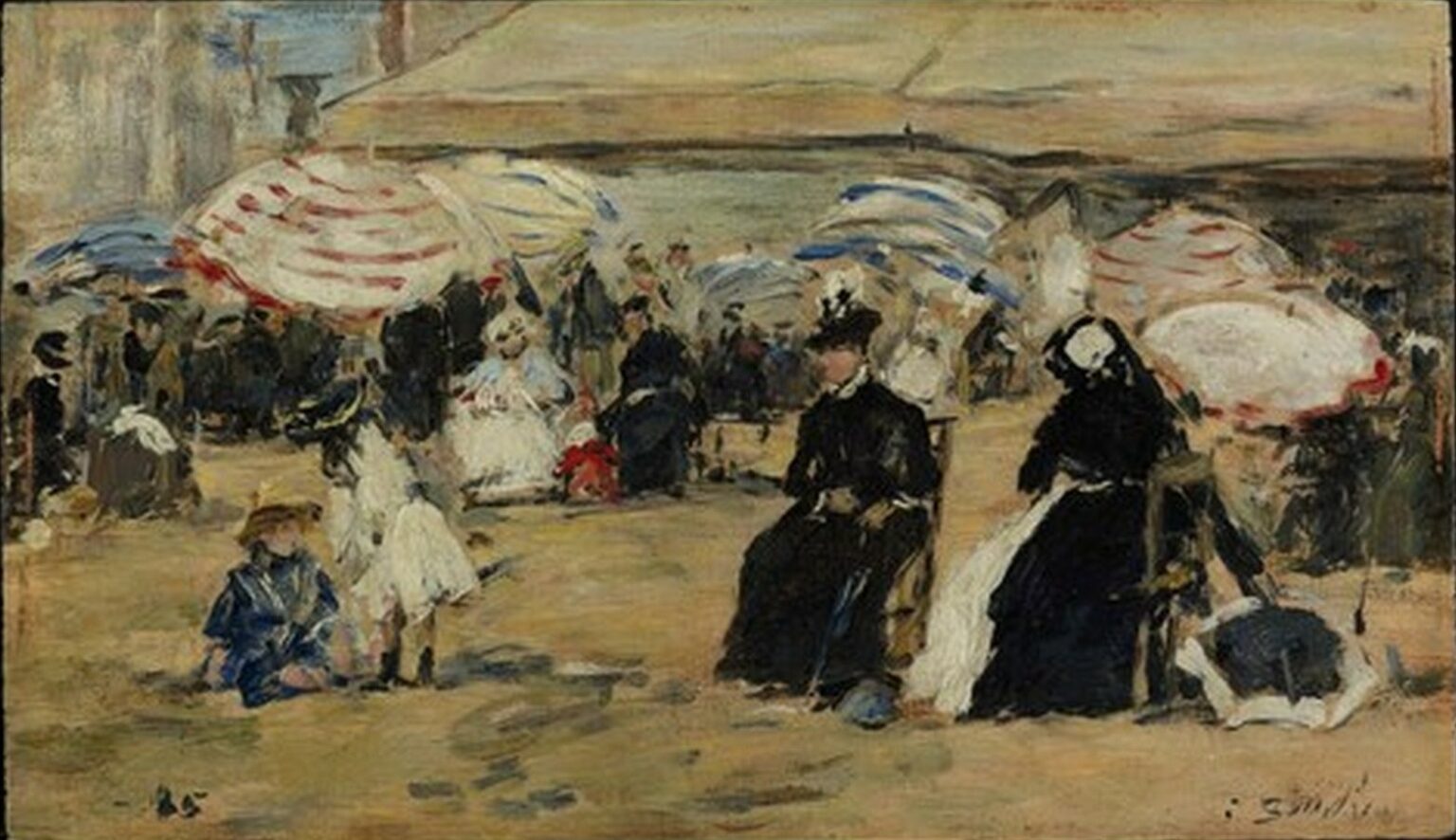 Boudin Trouville, La Nourrice (c. 1885)