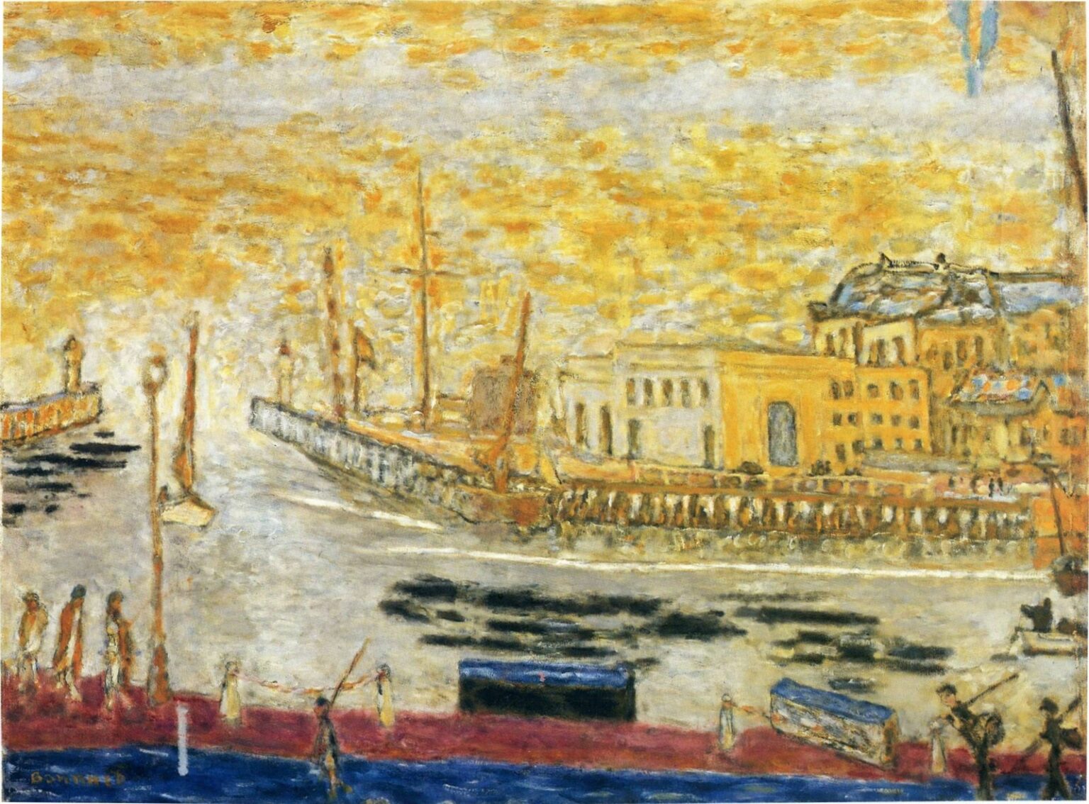 Bonnard Trouville, the Exit to the Port
