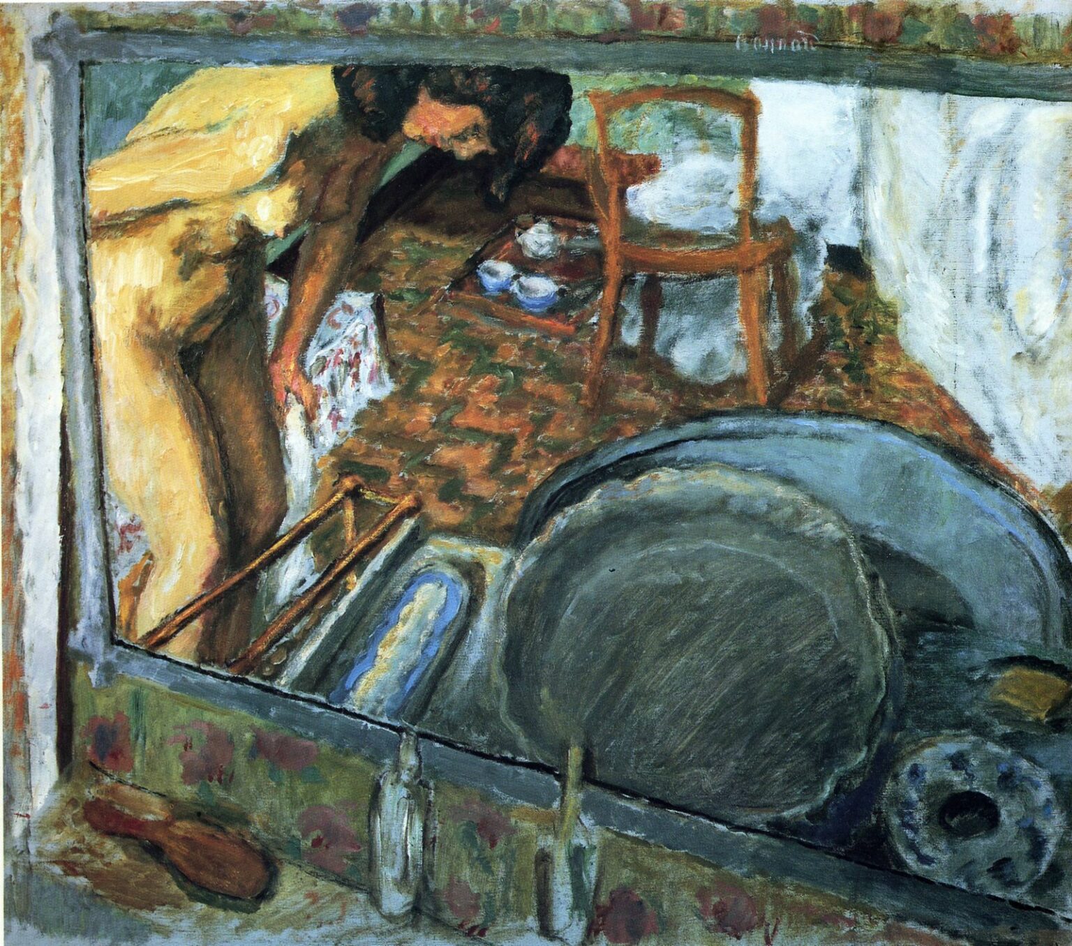 Bonnard Tub in a mirror (1915)