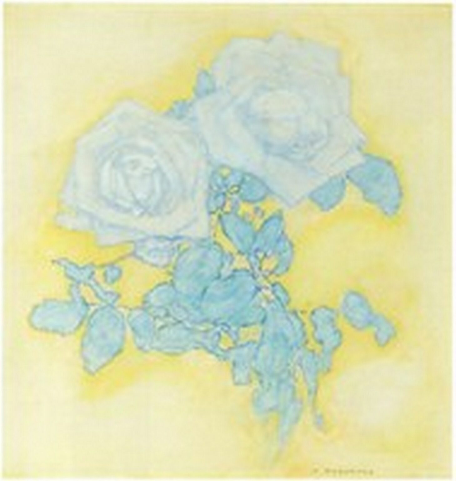 Mondrian Two Roses (1921)