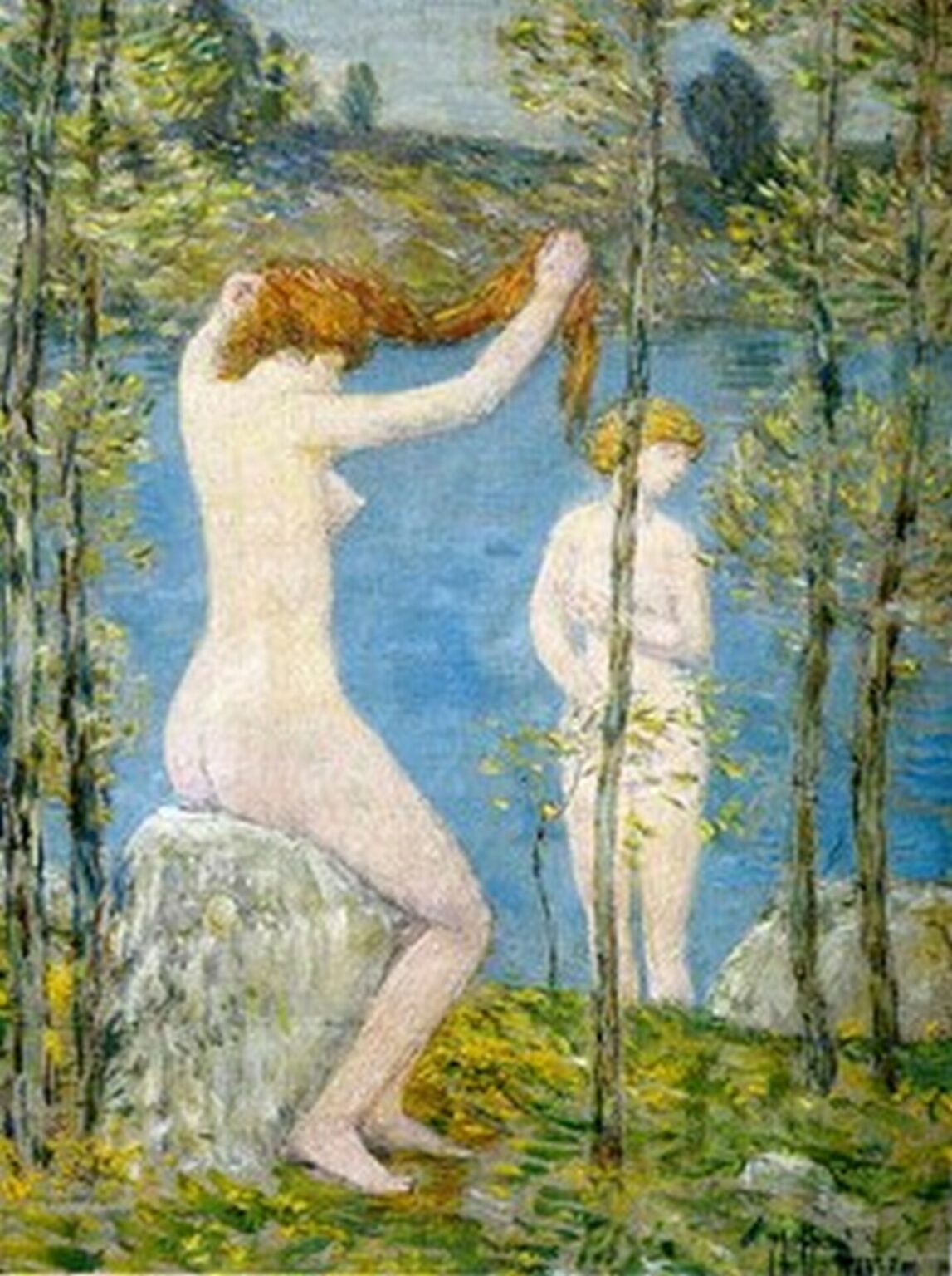 Hassam Untitled (Study for Bathers)