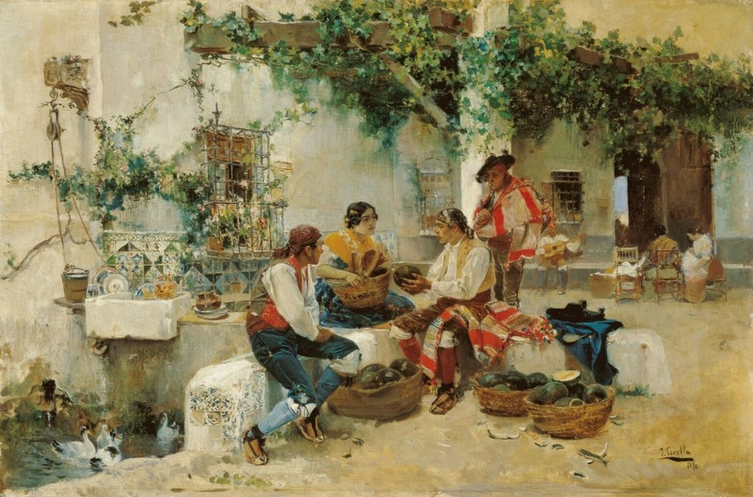 Sorolla Vendiendo melones (1890)