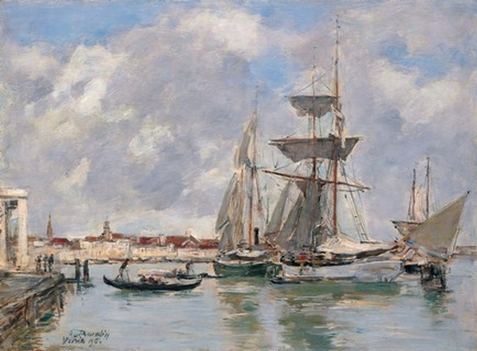 Boudin Venise, le Grand Canal