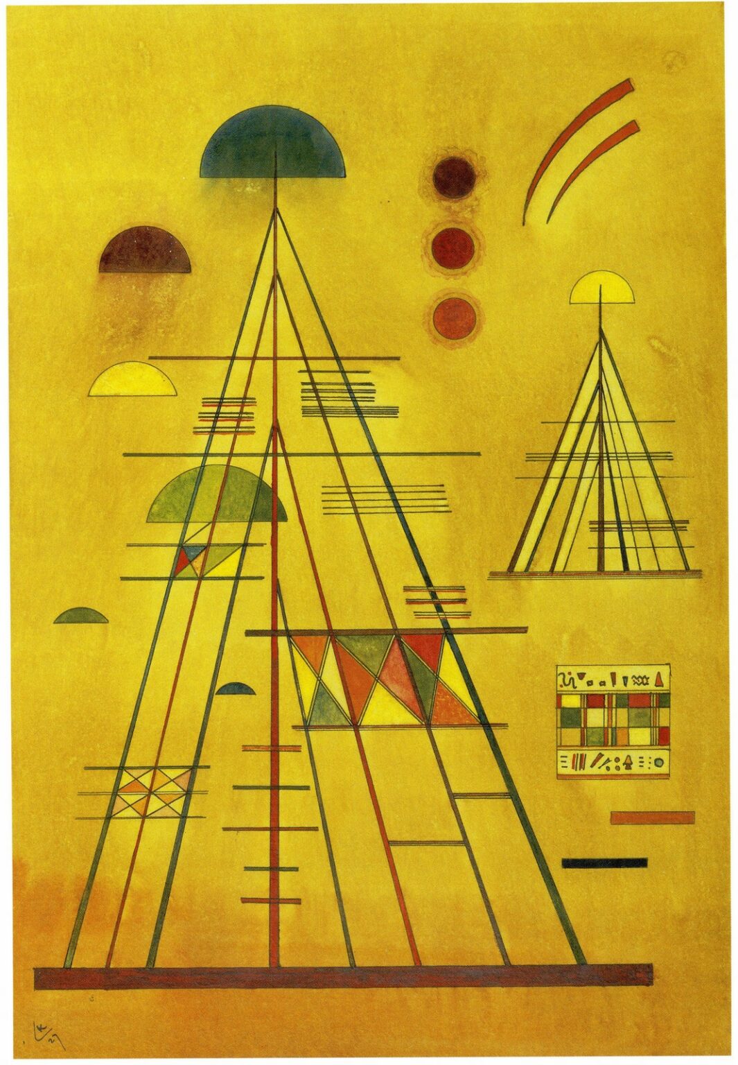 Kandinsky Vertical Construction (1927)