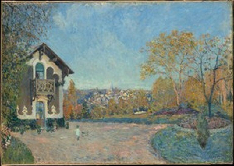 Sisley View of Marly-le-Roi from Coeur-Volant (1876)