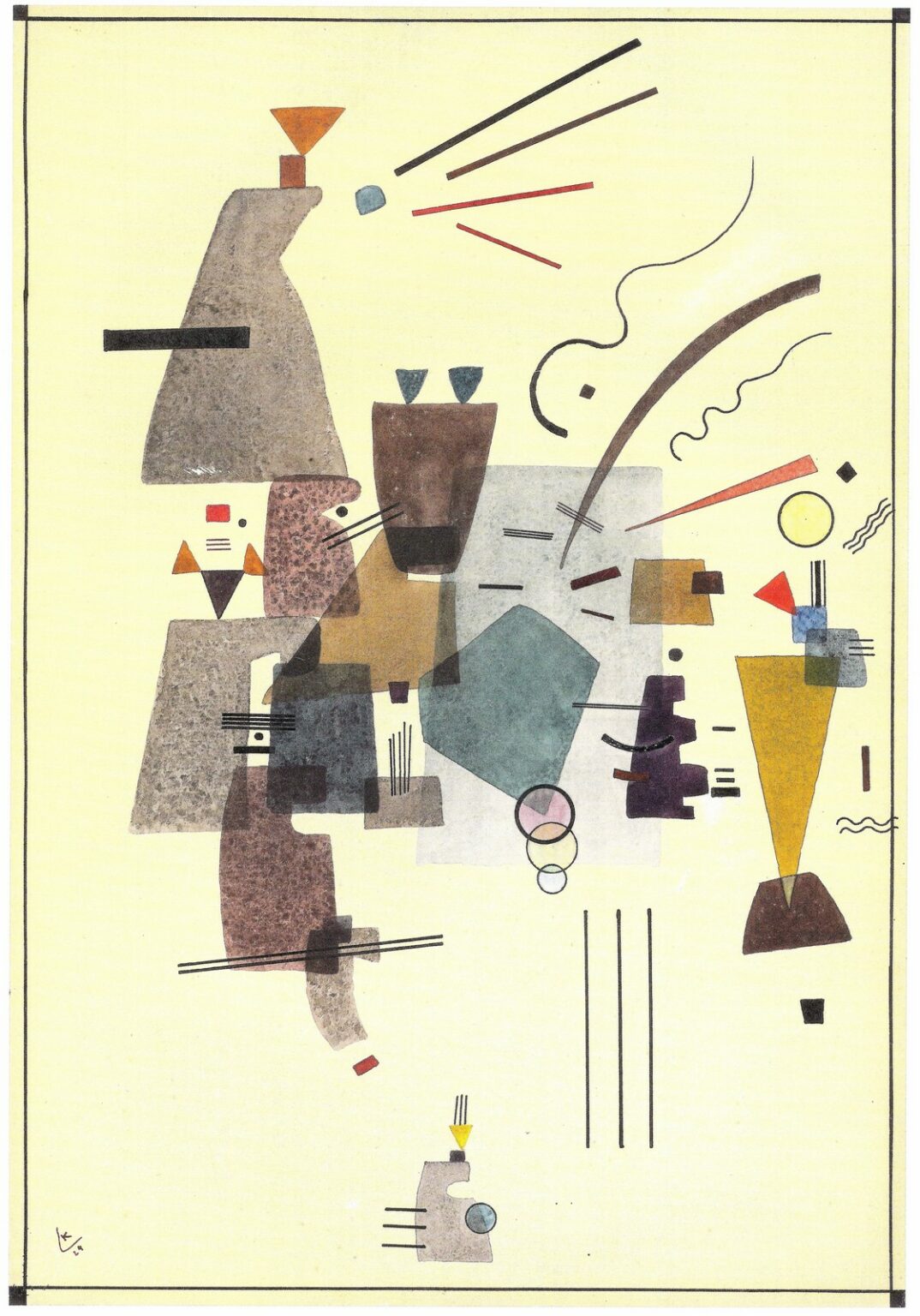 Kandinsky Warmed Cool (1924)