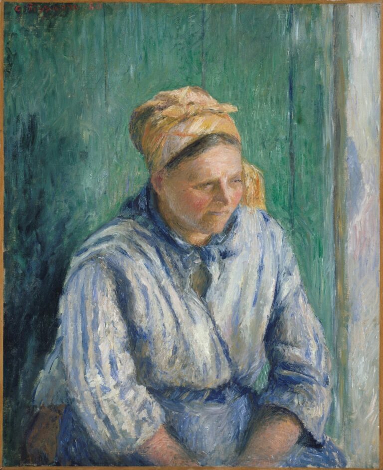Pissarro Washerwoman (Study, 1880)