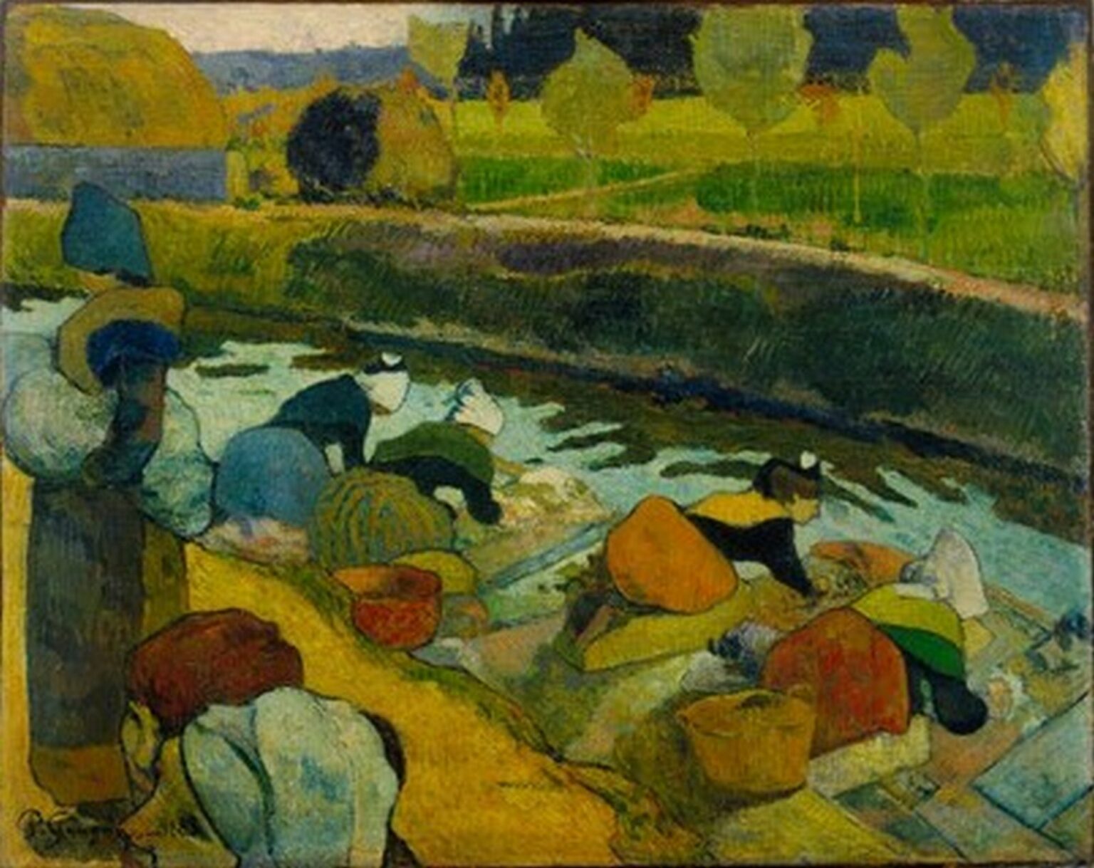 Gauguin Washerwomen