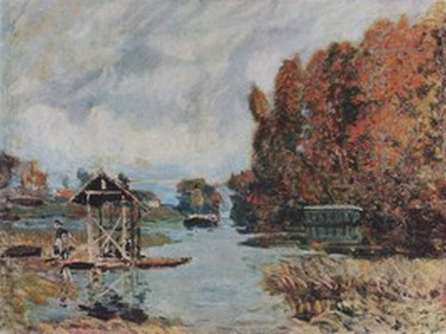 Sisley Washerwomen of Bougival (1875)