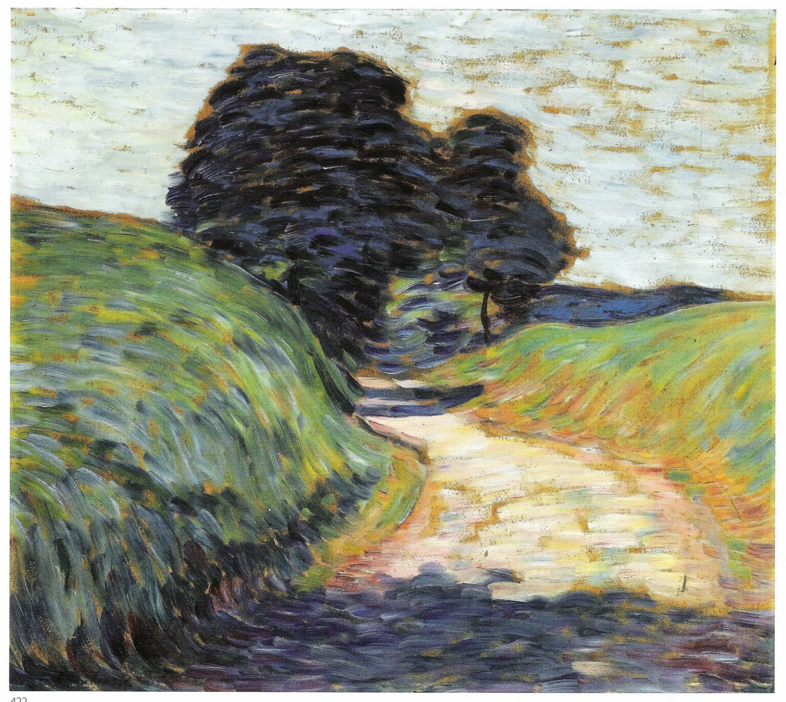 Jawlensky Weg mit bäume (c.1906)