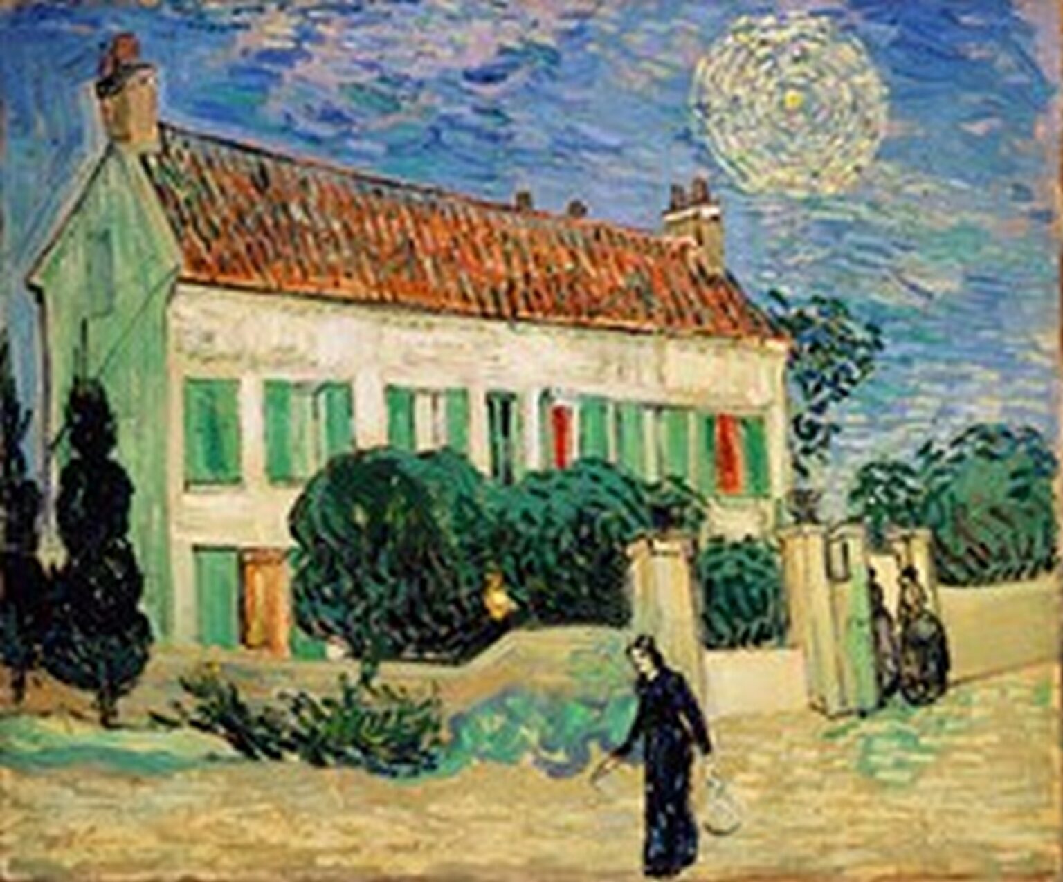 Van Gogh White House at Night (1890)