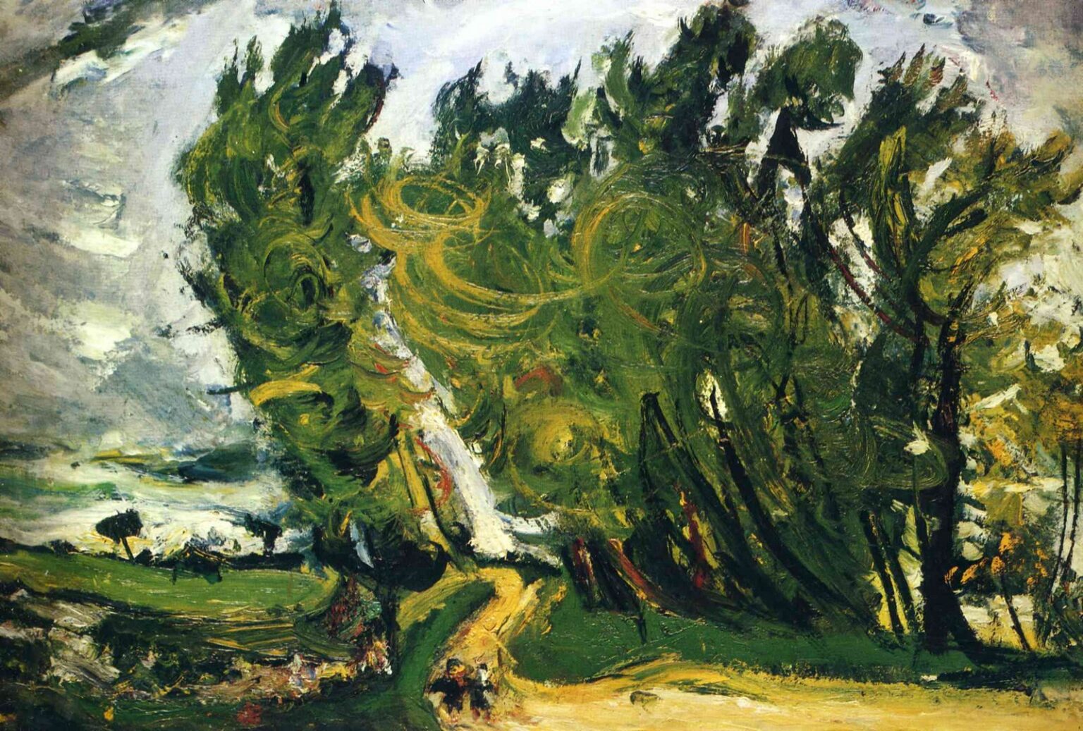Soutine Windy Day, Auxerre (c. 1939)