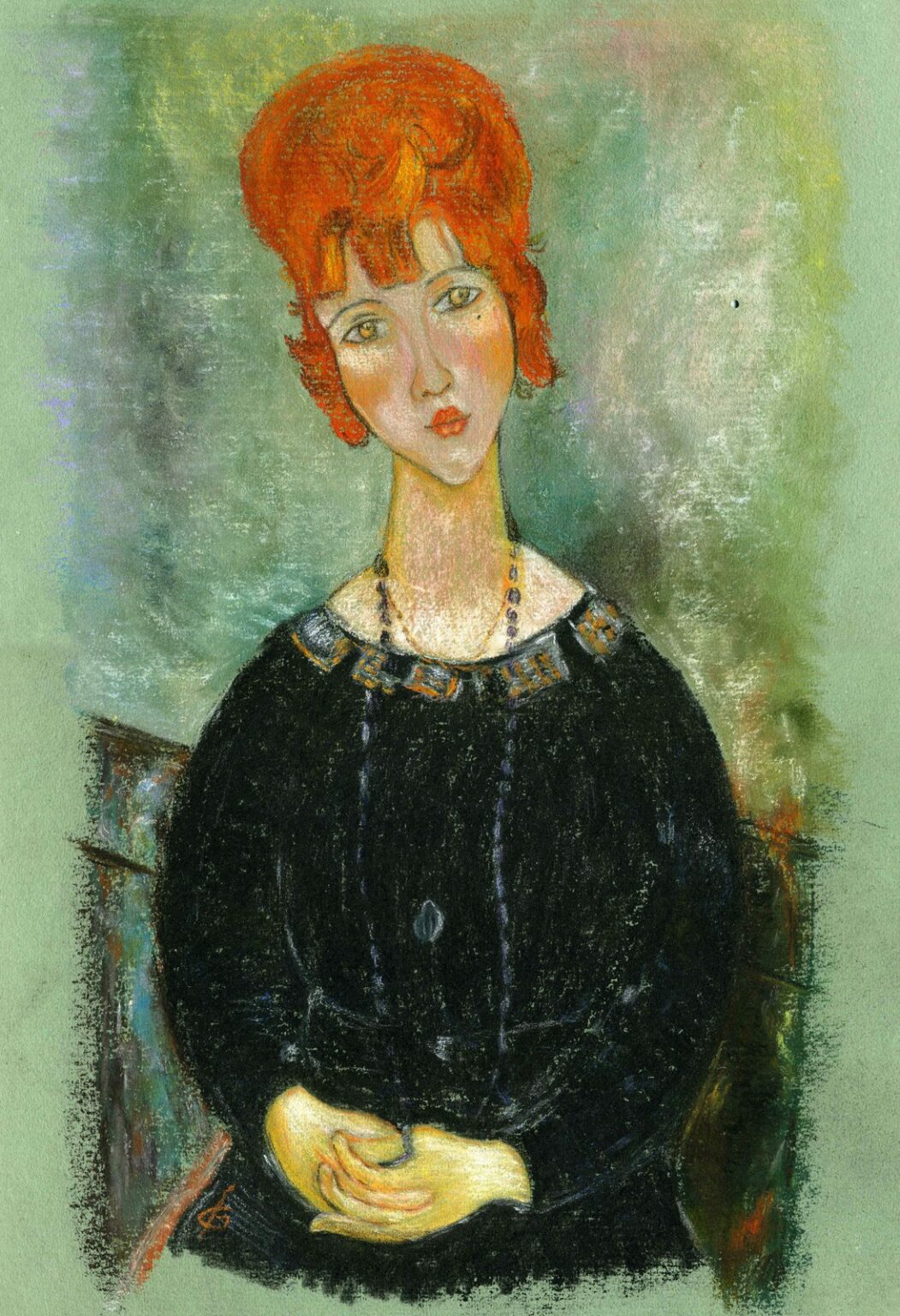 Modigliani Woman With a Necklace (1917)