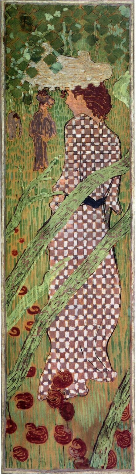 Bonnard Woman in a Checked Dress (1892-98)
