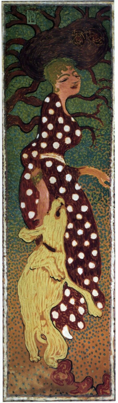 Bonnard Woman in a Polka-Dot Dress (1892-98)