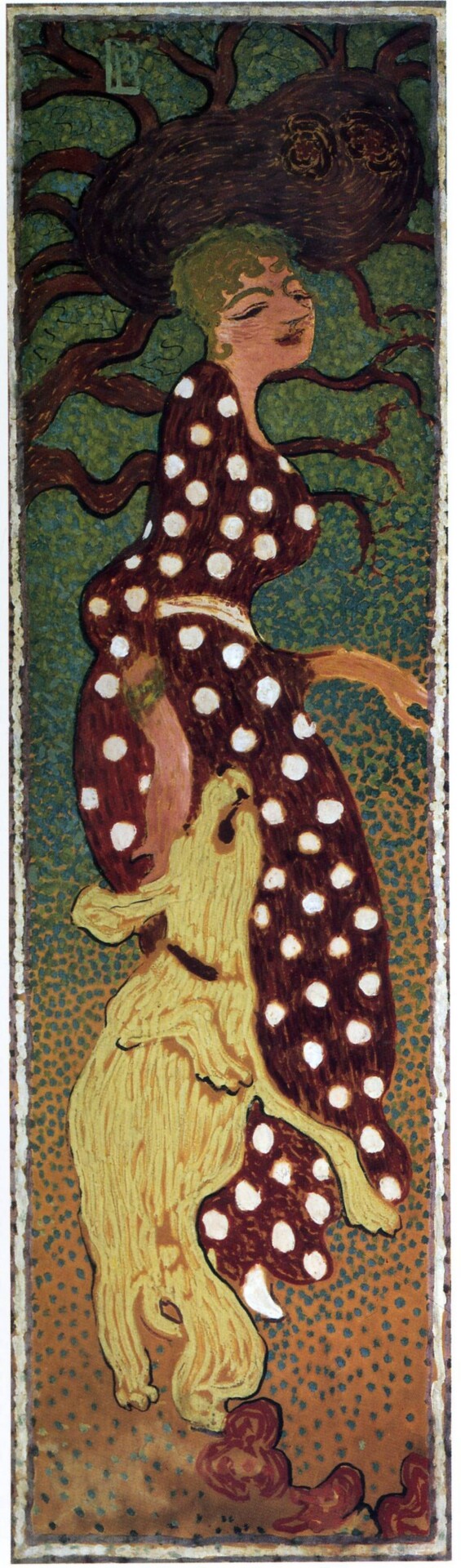 Bonnard Woman in a Polka-Dot Dress (1892-98)