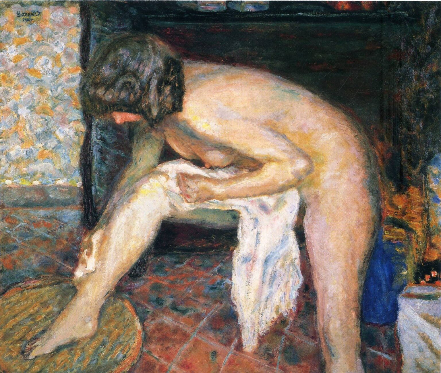 Bonnard Woman leaning (1907)