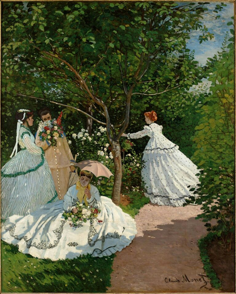Monet Women in the garden (1866)