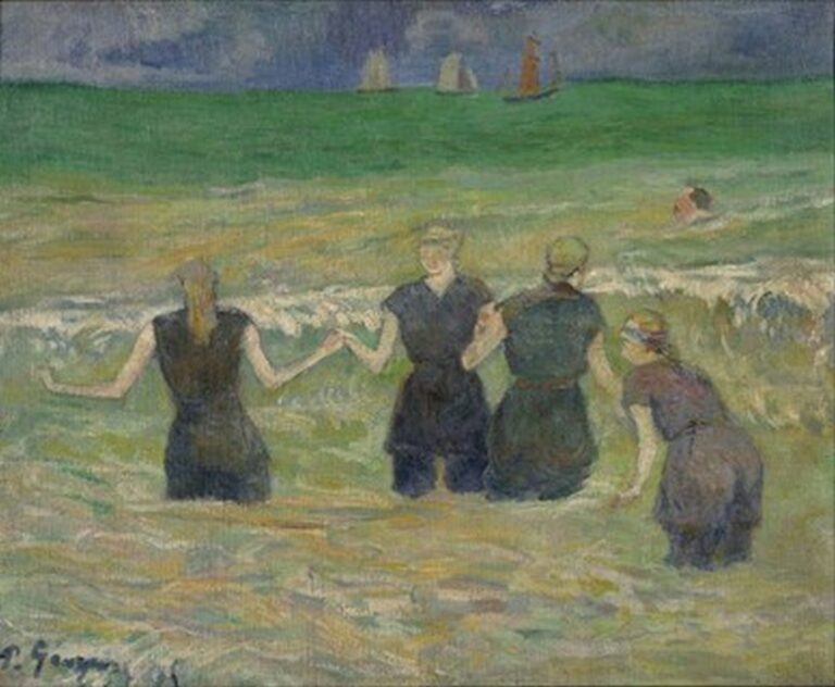 Gauguin Women Bathing(1885)