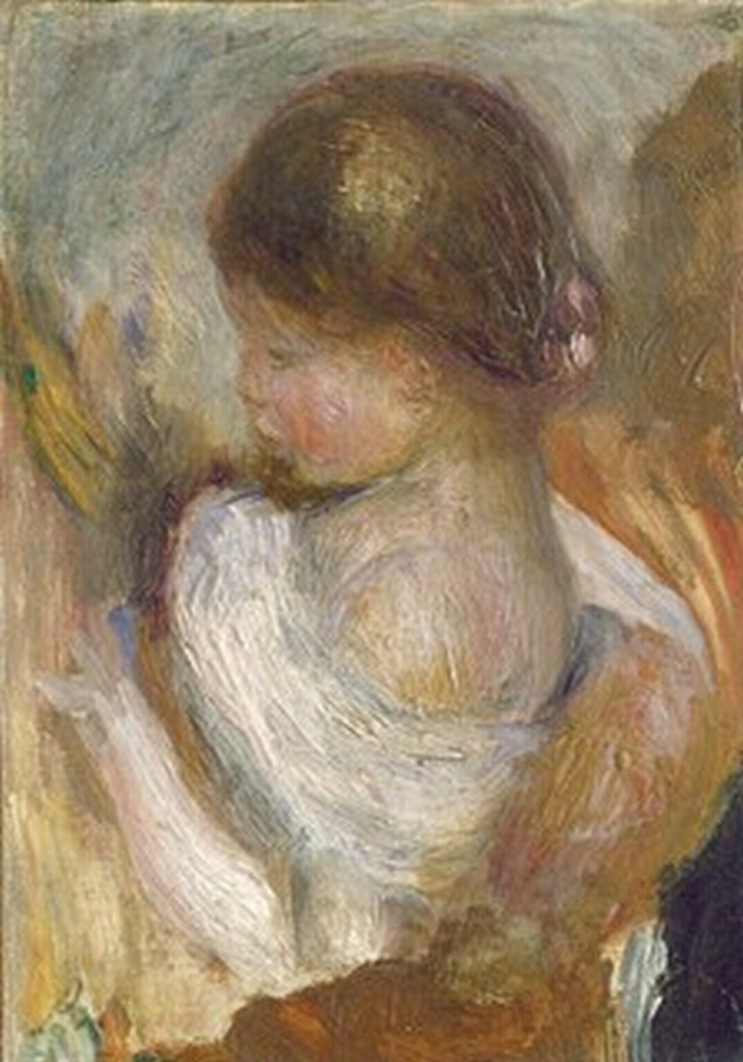 Renoir Young Girl Reading (c. 1888)