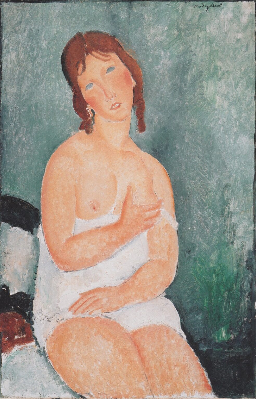 Modigliani Young Woman in a Shirt (The Little Milkmaid)